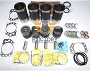 for Excavator liebherr D924T-I D924T D924 Engine Overhaul kit Valve Guide + Piston Ring Liner crankshaft Connecting Rod Bearing Full Head Gasket