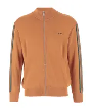 Autry Logo Patch Zipped Jacket L,M rust orange