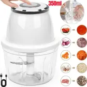 Electric Garlic Food Chopper Vegetable Chopper Grinder Blender Crusher 350ml