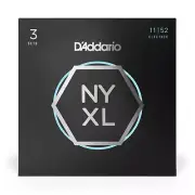 3 Pack D'Addario NYXL1152 Guitar Strings Med Top Heavy Bottom 11-52 NYXL1152-3P
