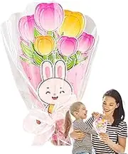 Mother's Day Flower Card Craft Kit,Mother's Day Flower Card Making Kits | Art Supplies for Aunt Nana Grandmom Wife Home School Classroom Activity