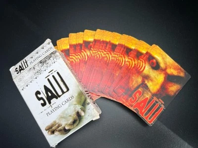 Official SAW Movie Poker Deck – Horror Franchise Playing Cards – New in Box