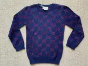 Gucci Kids Girls Blue Sweater New with tags