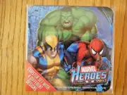 NEW MARVEL HEROES COMICS HULK SPIDER MAN COASTER COASTERS SET 4 LAMINATED CORK!!