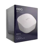 EERO WIFI Mesh Router J010001 Dual Band 2.4 GHz and 5GHz 1500Sq Ft Coverage NEW