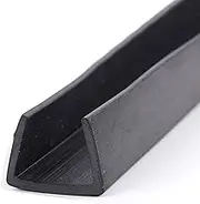 Draught excluder Tape Rubber Channel, Edge Trim Rubber Seal Suitable for Protecting The Edge of The Table/20Mm * 15Mm/Length:5M(20mm*15mm,Length:5M)