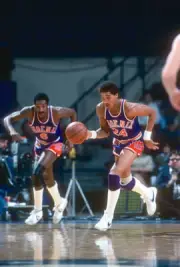 Dennis Johnson of the Phoenix Suns Basketball 1980 Photo 2