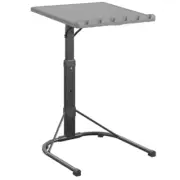 Portable Multi Functional Folding Activity Table Gray Adjustable Height Homework