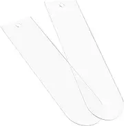 OKUMEYR Space-Saving Sock Hanger Display Acrylic Sock Hanging Prop Stocking Display Prop Sock Hanging Plate Organize Your Closet Ease