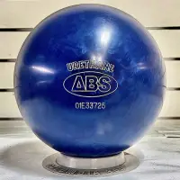 在飛比找蝦皮購物優惠-全新12～15磅 日本ABS藍「優力膠」頂級保齡球🎳