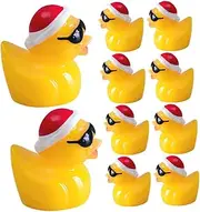 Kisangel 10pcs Miniature Duck Statues Resin Duck Figurines for Garden Lawn and Home Decoration Cute Mini Animal Ornaments for Creative Miniature Landscape Design