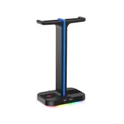 Havit TH650 RGB Dual Headset Stand Gamer Headphone 2x USB Ports