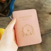 Passport Holder A - Pink - One Size