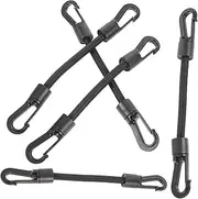 Outanaya 5Pcs Multi Function Buckle Straps with Hooks Portable Elastic Ropes for Outdoor Camping Cargo Tie Down Durable and Practical Tie Down Straps for Kayak and Tent