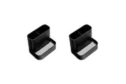 2x Madesmart Drying Stone Small Kitchen Sink Station Caddy Rect 11x10cm Black