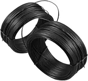 Angoily Wire Craft Bendable Rebar Tie Wire 55M Coated Wire Mesh for Fencing Gardening