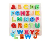 Puzzle-board Three-dimensional Digital Alphabet Children's Puzzle Toys - 2
