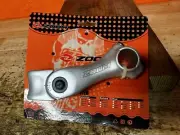 NOS Zoom Stem Length 120mm Clamp 25.4mm Adjustable 1 1/8 in Silver Aluminum MTB
