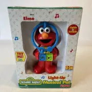 Vintage Fisher Price Sesame Street Elmo Musical Pal Light Up 1997 Sealed New