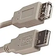 PIMFG 6ft USB 2.0 A Male-A Female Extension Cable Beige