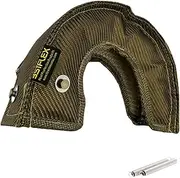 T25/T28 Titanium Turbo Shield Kit 19 x 2.5" Custom Fit Turbo Blanket for Turbos with Internal Wastegates