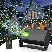 Ufanore Firefly Projector Lights for Outdoor Indoor, Dynamic Party Lights with Remote, Ultra Wide Coverage Night Light Projector, Waterproof Christmas Projector Light for Garden, Yellow Light