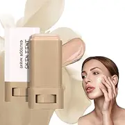 Foundation Stick Beauty Balm Serum Boosted Tint, Solid Tinted Moisturizing Serum Contour Foundation Face for Women, Natural Finish Makeup (04, 1 in)