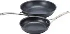 Pyrolux HA+ Induction 2-Piece Non-Stick Fry Pan/Skillet Set 20 cm & 28 cm in Bla