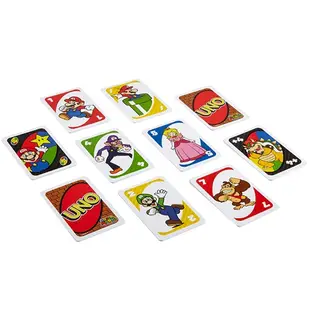 UNO瑪莉歐 Mario 桌遊 桌上遊戲 知名卡牌 多人同樂遊玩 玩具【愛買】