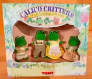 Calico Critters Sylvanian Families Frog Family Bullrush TOMY Cloverleaf Corners!