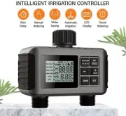 Smart Dual Water Timer Sprinkler Garden Farm Irrigation Programmable Controller