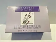 Yardley London English Lavender Bar Soap with Moisturizers 4.25 oz Bath & Body