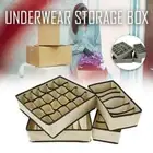 Grid Storage Box Closet Wardrobe Drawer Divider Clothes Organizer Foldable Gift