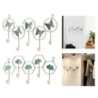 Coat Rack Wall Mount Decorative Multipurpose Key Holder Iron Coat Hook Wall Hook