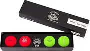 Volvik Las Vegas Wild Pack - 4 Vivid Balls (2 Green & 2 Red) with a Clip Ball Marker