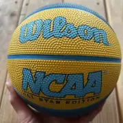 Wilson NCAA All Star Edition Mini Basketball Turquoise & Yellow