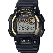 Casio Men's Shock-Resistant Digital Sport Watch with Black and Gold Accentsl -