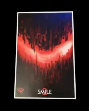 SMILE 2 movie Limited Edition poster 12”x18” Pre Release Theater Exclusive