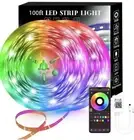 HEDYNSHINE 100Ft Smart LED Strip Lights, Dimmable Color Changing