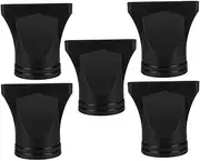 BESTYASH 5pcs Hair Dryer Diffuser Nozzle Attachments for Smooth Styling Compatible with Hair Dryer Models Easy Installation with Plastic Design for Salon Use
