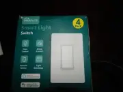 TreatLife Smart Light Switch Single Pole Compatible With Alexa , Google 4 Pack