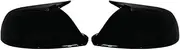 Glossy Black Side Wing Rear View Mirror Cover Case Shell Replace Caps Compatible With Audi Q5 SQ5 8R 2009-2017 Q7 4L Facelift 2010-2015(Gloss Black)