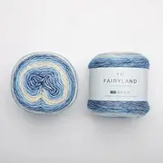 SHIKE Fairyland Gradient Color Cake Yarn,Multicolor Self Striping Ombre Yarn for Knitting or Crocheting,100g 60% Cotton 30% Acrylic 10% Wool,for Scarves,Shawls,Hats,Blankets (63, 1 Ball)