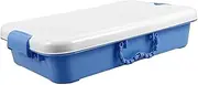 Abaodam Handheld Sand Tray Storage Bin with Lid Portable Outdoor Sandbox for Multi Use Organizer with Convenient Carry Handle for Indoor and Classroom Activities