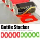 Fridge Mat Refrigerator Organizer 2Pcs Silicone Bottle Stacker For Beer Can Wine