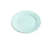 Shockproof Anti-scratch Food Plate Plastic Practical Heat-resistant Dinner Plate for Home-Green - Green