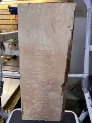 DENSE Quilted MapleTop Figured Billet .8"x 9"x 22”KD Big Leaf Billet Kiln