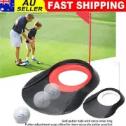 Indoor Golf Putting Cup With Hole Flag Return Ball Training Putter Practice Aid
