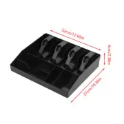 Eight Grids Cash Drawer Register Insert Tray Cashier Tidy Storage Box Bla