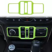 Green Window Control Panel Switch Trim for Jeep Wrangler JL JT 2018+ Accessories (for: Jeep)